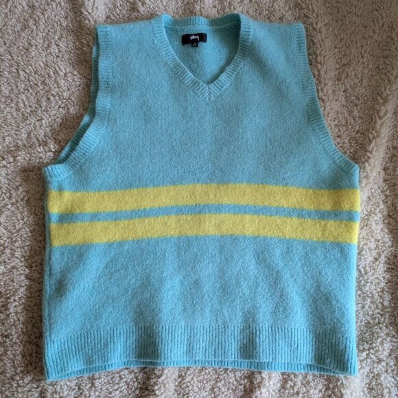 Stussy unisex knit vest M - Picture 5 of 7